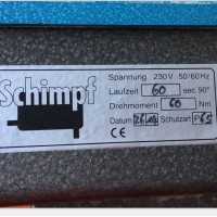 Schimpf 01-10/430阀门调节执行器
