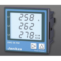 JANITZA高功率、低价格：带剩余电流监控(RCM)的功率分析仪
